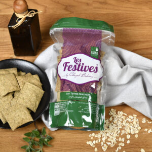 Oat Thyme Crackers